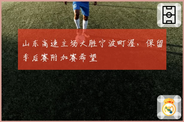 山东高速主场大胜宁波町渥,保留季后赛附加赛希望