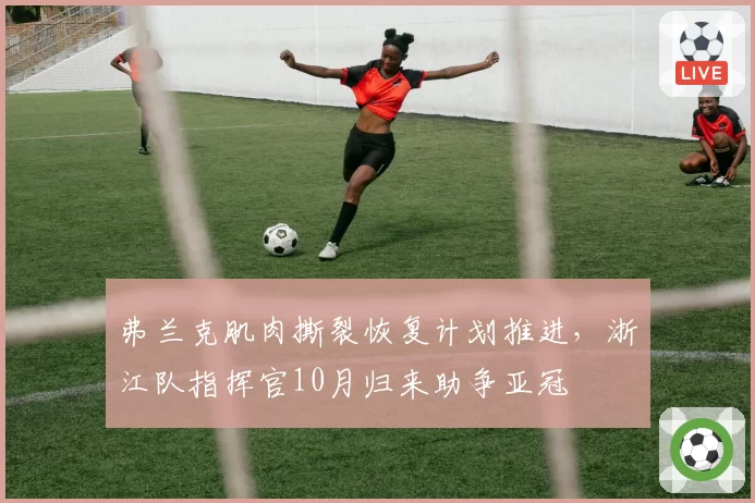 弗兰克肌肉撕裂恢复计划推进，浙江队指挥官10月归来助争亚冠